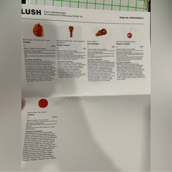 LUSH Kitchen Box February 2024 - Picture 3 of 5